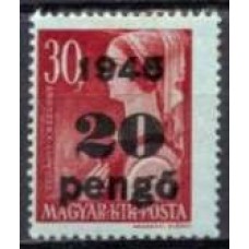 HUN0715N-SELO ERZSEBET SZILAGYI, 20P SOBRE 30FI - HUNGRIA - 1945 - N