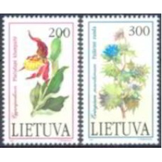 LIT0430M-SÉRIE FLORES SELVAGENS - LITUÂNIA - 1992 - MINT