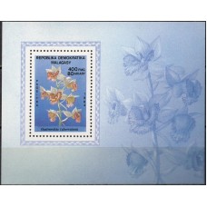 MADB0028N-BLOCO FLORES - MADAGASCAR - 1984 - N