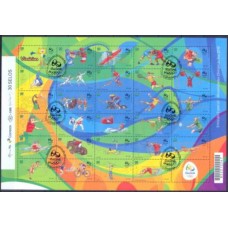 QC3539F-FOLHA MODALIDADES JOGOS OLÍMPICOS E PARALÍMPICOS RIO 2016 IV - 2015 - CBC RIO DE JANEIRO