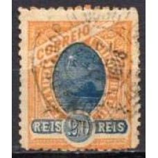 RE0100U.07-SELO MADRUGADA REPUBLICANA - MARGENS GRANDES ENTRE OS SELOS, 20 RÉIS - 1902/05 - U