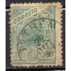 RE0101U.01-SELO MADRUGADA REPUBLICANA - MARGENS GRANDES ENTRE OS SELOS, 50 RÉIS - 1902/05 - U