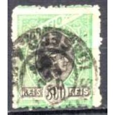 RE0104U.04-SELO MADRUGADA REPUBLICANA - MARGENS GRANDES ENTRE OS SELOS, 300 RÉIS - 1902/05 - U