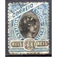 RE0105U.02-SELO MADRUGADA REPUBLICANA - MARGENS GRANDES ENTRE OS SELOS, 500 RÉIS - 1902/05 - U