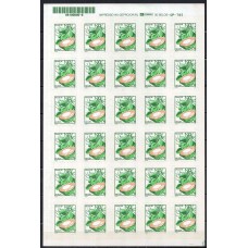 RE0756MF-FOLHA 30 SELOS FRUTAS ONDAS 1MM, COCO - 1998 - MINT