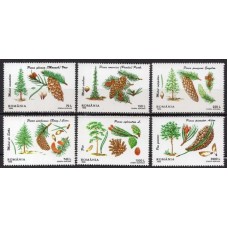 ROM4342M-SÉRIE ÁRVORES DE AGULHAS - ROMÊNIA - 1996 - MINT
