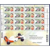 SB2346NF-FOLHA AUTOMOBILISMO, AYRTON SENNA - 2000 - N SB2346NF-FOLHA AUTOMOBILISMO, AYRTON SENNA - 2000 - N