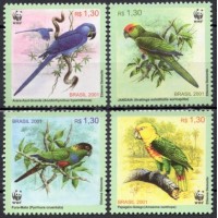 SB2382N-SÉRIE WWF - AVES BRASILEIRAS (DO BLOCO) - 2001 - N SB2382N-SÉRIE WWF - AVES BRASILEIRAS (DO BLOCO) - 2001 - N