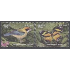 SB2749M-SÉRIE SERRA DO JAPI (DO BLOCO) - SELOS SEPARADOS - 2008 - MINT