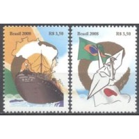 SB2752M-SÉRIE CENTENÁRIO DA IMIGRAÇÃO JAPONESA (DO BLOCO) - SELOS SEPARADOS - 2008 - MINT SB2752M-SÉRIE CENTENÁRIO DA IMIGRAÇÃO JAPONESA (DO BLOCO) - SELOS SEPARADOS - 2008 - MINT