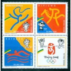 SB2758MQ-QUADRA OLIMPÍADAS DE PEQUIM - 2008 - MINT