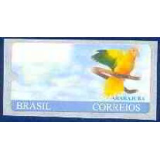 SE0017MV-SELO ETIQUETA ARARAJUBA - VARIEDADE: SEM IMPRESSÃO - MINT