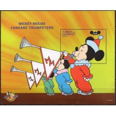 SVIB0405M-BLOCO 70º ANIVERSÁRIO DO MICKEY III - SÃO VICENTE - 1998 - MINT