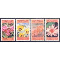 TAN0281N-SÉRIE FLORES ESPECÍFICAS DA TANZÂNIA - TANZÂNIA - 1986 - N