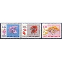 VEN0777N-SÉRIE CONSERVAÇÃO DOS RECURSOS NATURAIS RENOVÁVEIS - ÁRVORES - VENEZUELA - 1969 - N