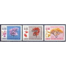 VEN0777N-SÉRIE CONSERVAÇÃO DOS RECURSOS NATURAIS RENOVÁVEIS - ÁRVORES - VENEZUELA - 1969 - N