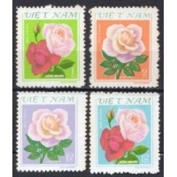 VIE0209N-SÉRIE ROSAS - VIETNÃ - 1980 - N
