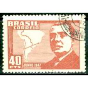 SB0228U-SELO VISITA DO PRESIDENTE DO CHILE GONZALEZ VIDELA - 1947 - U