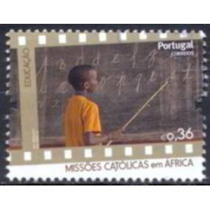 POR3846UA-SELO MISSÕES CATÓLICAS NA ÁFRICA, 36C - PORTUGAL - 2013 - U